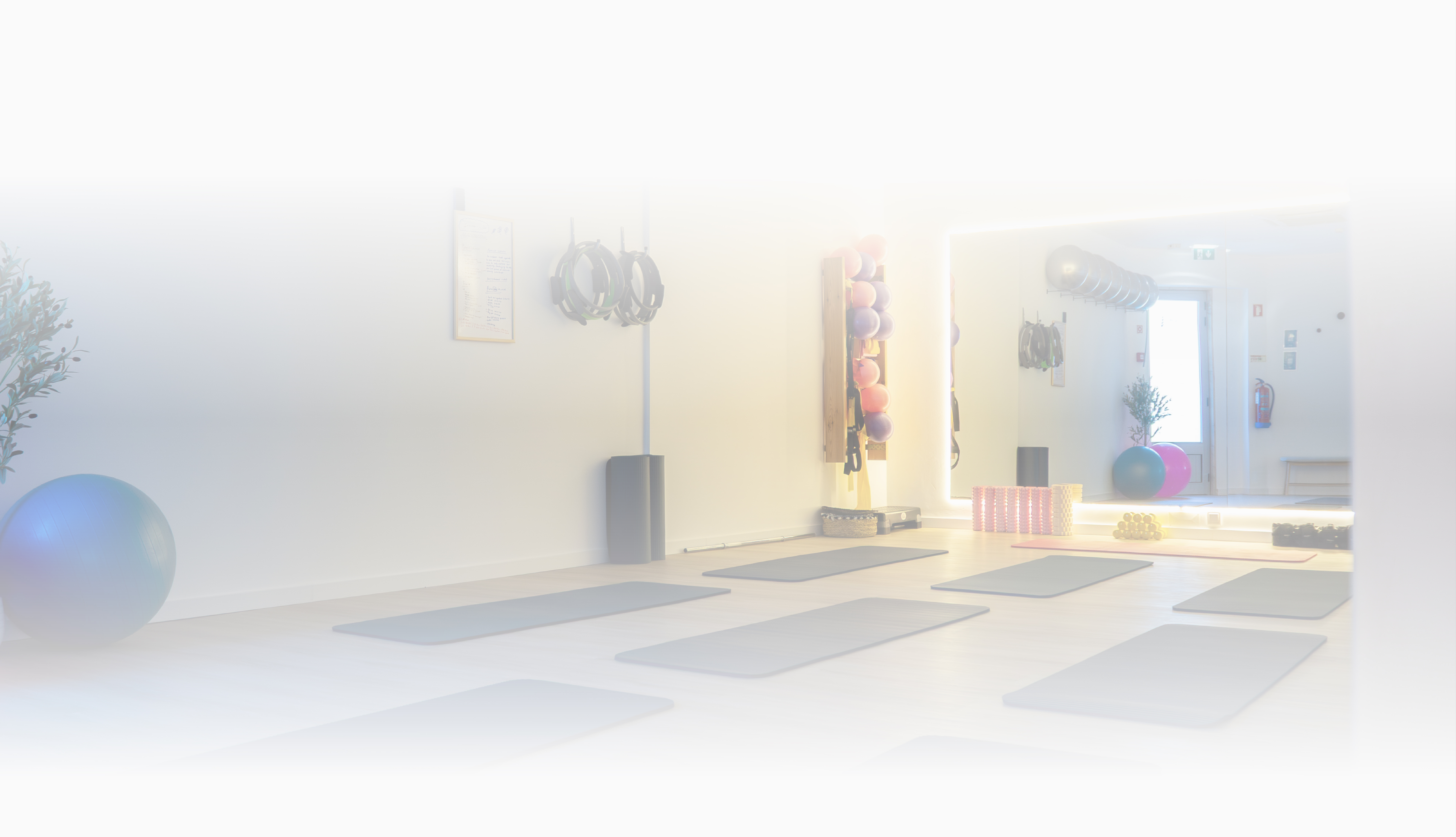 Sessão de fisioterapia