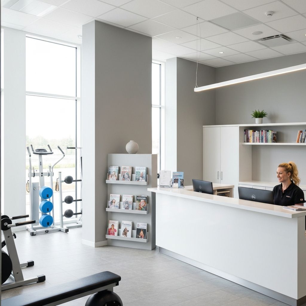 Receção da clínica